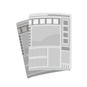 1日分の新聞紙の束